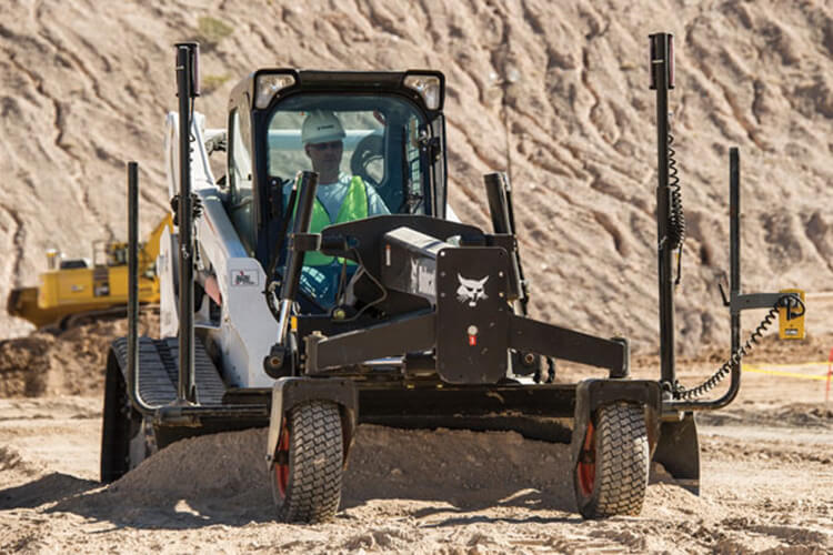 Bob Cat Loader with Grading Attachment