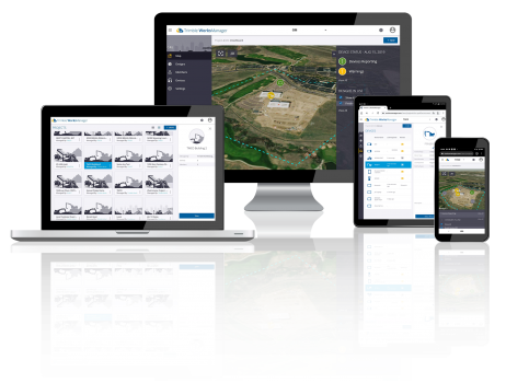 Trimble Works Manager Software on Multiple Screens