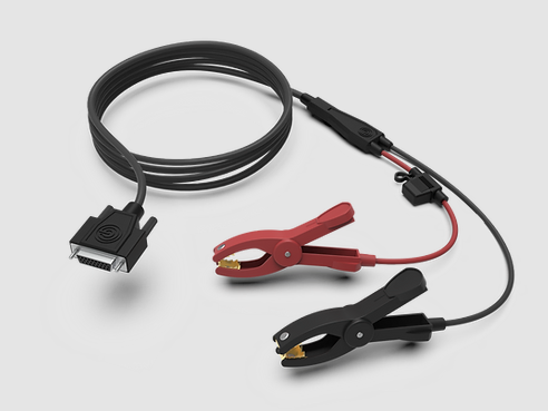 12V Base Power Cable (serial port to alligator clips)