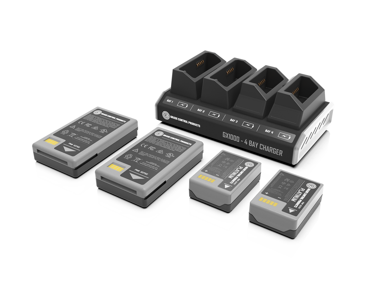 GX1000 - 4 BAY -COMBO- CHARGER KIT (INCL. (2) R10/12 PLATINUM & (2) S-SERIES BATTERIES)