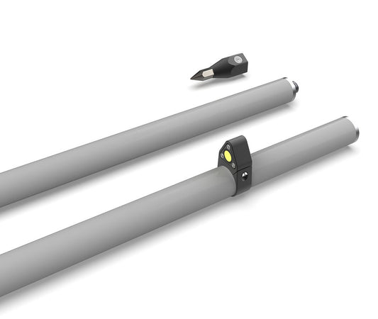 GCP105 - Two-Piece Aluminum GPS Rod