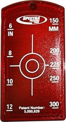 Spectra Precision Small Target Element for 956, Red