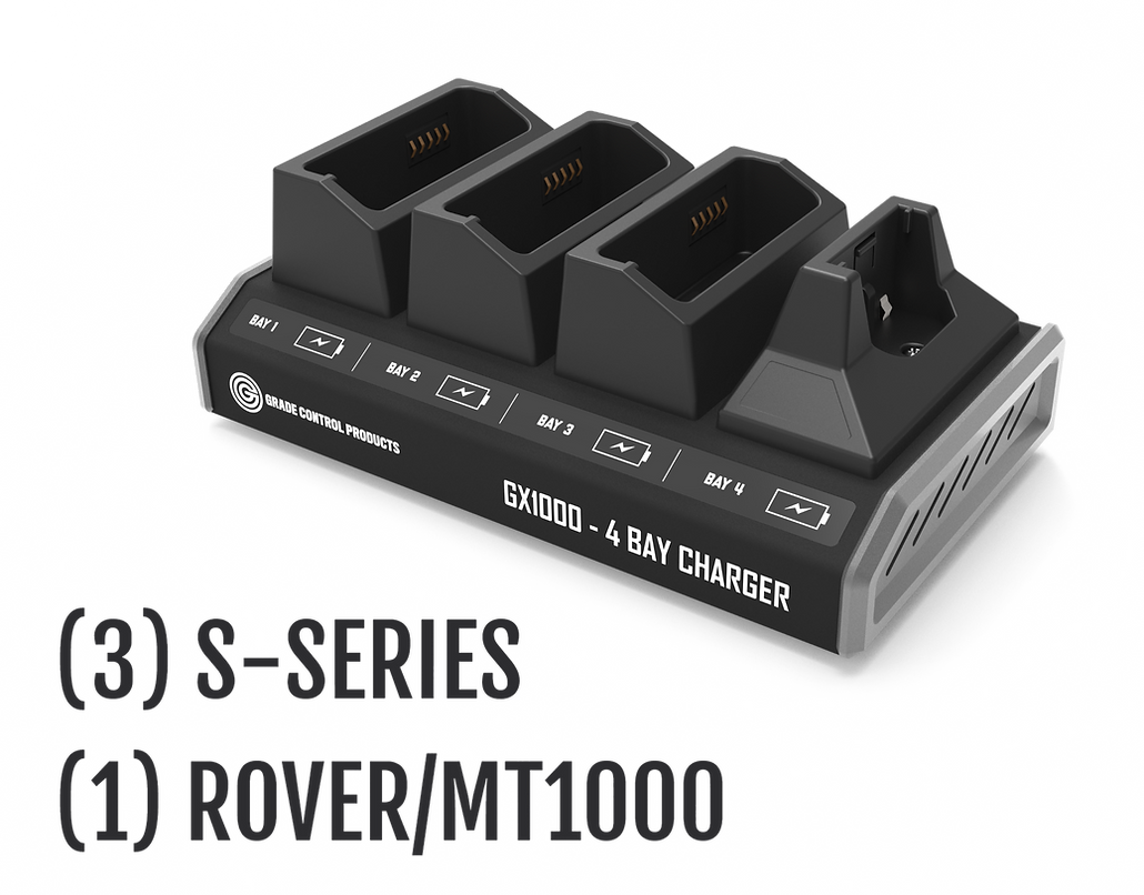 GX 1000 4 Bay - Combo (3) S-Series & (1) Rover/MT1000