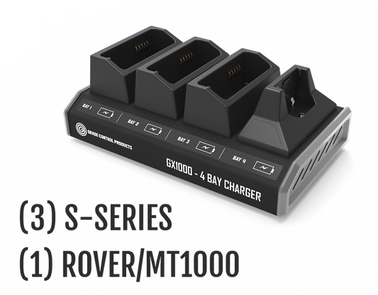 GX 1000 4 Bay - Combo (3) S-Series & (1) Rover/MT1000